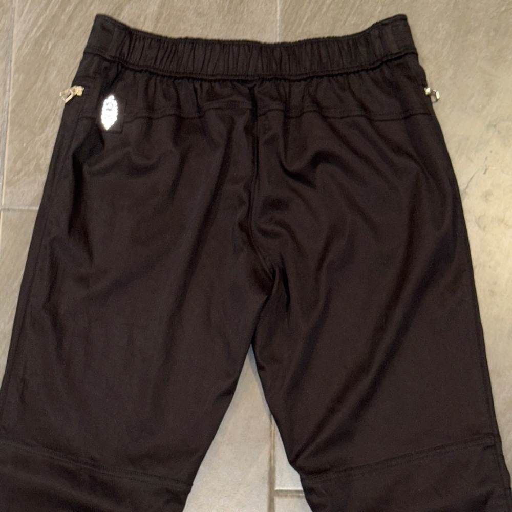 Free People Black Capri Pants with Zipper Accents - Picture 12 of 15